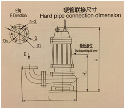 大東海泵業JYWQ泵外形尺寸圖