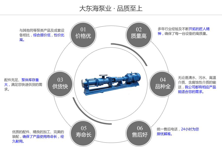 大東海泵業(yè)G型單螺桿泵質量保證圖